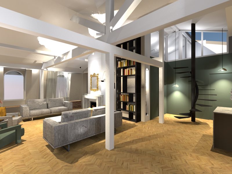 Réalisation Images 3D – Réhabilitation et aménagement d’un appartement